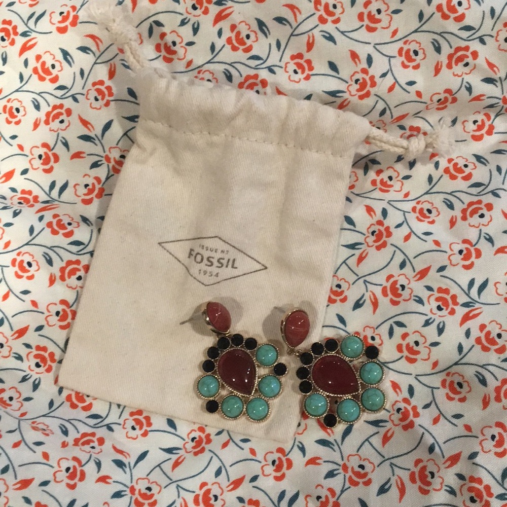 Fossil boho earrings